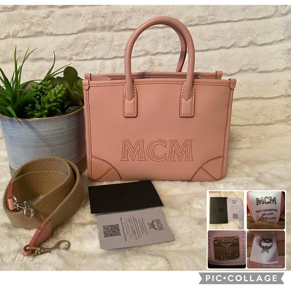 ❤️SALE❤️EUC MCM Munchen Mini/Small Tote